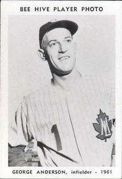 1961 Bee Hive Starch Toronto Maple Leafs #NNO George Anderson Front