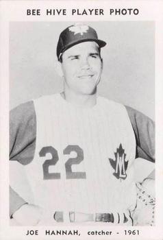 1961 Bee Hive Starch Toronto Maple Leafs #NNO Joe Hannah Front