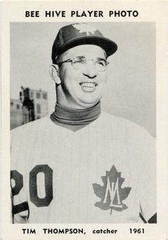 1961 Bee Hive Starch Toronto Maple Leafs #NNO Tim Thompson Front
