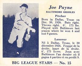 1950 Big League Stars (V362) #15 Joe Payne Front