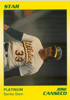 1990 Star Platinum #99 Jose Canseco Front