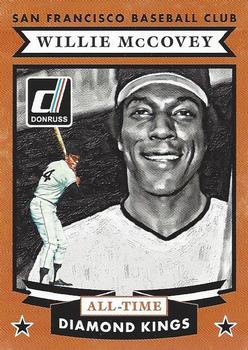 2015 Donruss - All-Time Diamond Kings #16 Willie McCovey Front