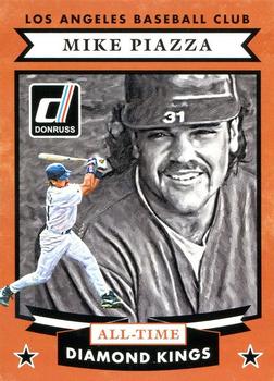 2015 Donruss - All-Time Diamond Kings #22 Mike Piazza Front