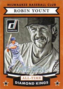 2015 Donruss - All-Time Diamond Kings Press Proofs Silver #8 Robin Yount Front