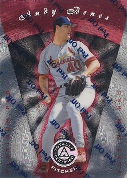 1997 Pinnacle Totally Certified #16 Andy Benes Front
