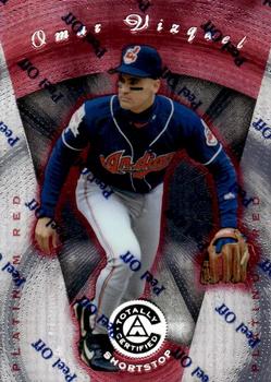 1997 Pinnacle Totally Certified #38 Omar Vizquel Front