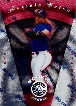 1997 Pinnacle Totally Certified #131 Bartolo Colon Front