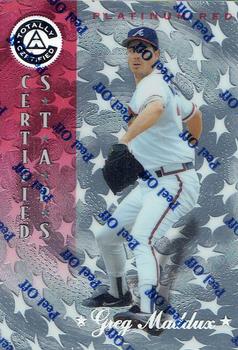 1997 Pinnacle Totally Certified #143 Greg Maddux Front