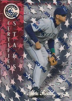 1997 Pinnacle Totally Certified #144 Alex Rodriguez Front