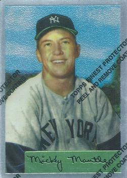 1996 Topps - Mickey Mantle Commemorative Reprints Finest #4 Mickey Mantle Front