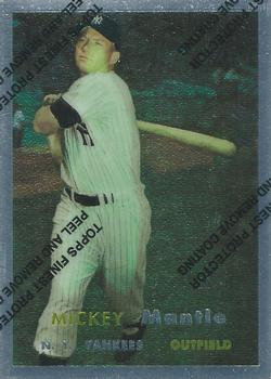 1996 Topps - Mickey Mantle Commemorative Reprints Finest #7 Mickey Mantle Front