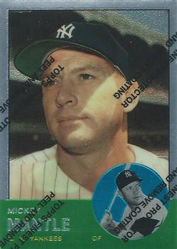 1996 Topps - Mickey Mantle Commemorative Reprints Finest #13 Mickey Mantle Front