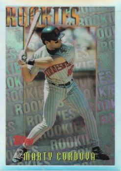 1996 Topps - Mystery Finest Refractors #M5 Marty Cordova Front