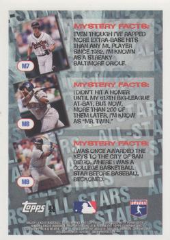 1996 Topps - Mystery Finest Refractors #M8 Kirby Puckett Back
