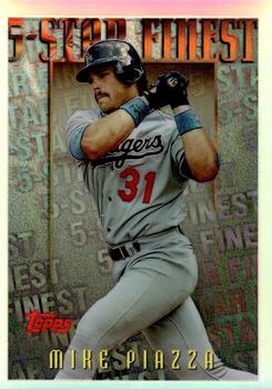 1996 Topps - Mystery Finest Refractors #M24 Mike Piazza Front