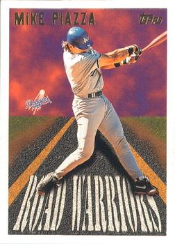 1996 Topps - Road Warriors #RW12 Mike Piazza Front