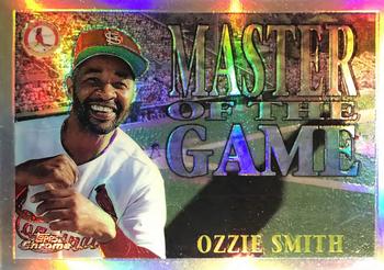 1996 Topps Chrome - Masters of the Game Refractor #MG5 Ozzie Smith Front