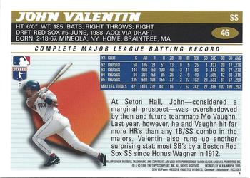 1996 Topps Chrome - Refractors #46 John Valentin Back