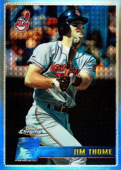1996 Topps Chrome - Refractors #100 Jim Thome Front