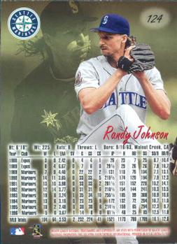 1997 Ultra #124 Randy Johnson Back