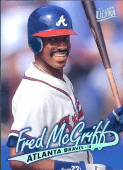 1997 Ultra #158 Fred McGriff Front