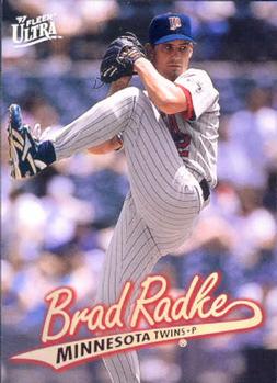 1997 Ultra #345 Brad Radke Front