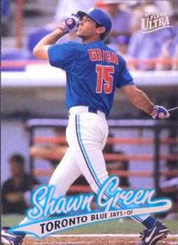 1997 Ultra #396 Shawn Green Front