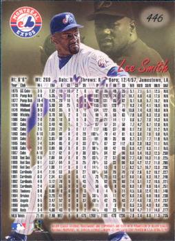 1997 Ultra #446 Lee Smith Back