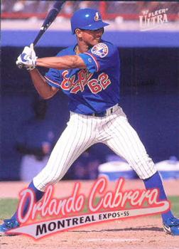 1997 Ultra #491 Orlando Cabrera Front