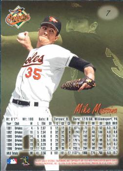 1997 Ultra #7 Mike Mussina Back