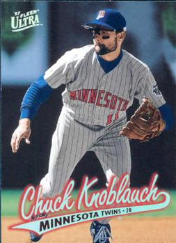 1997 Ultra #87 Chuck Knoblauch Front