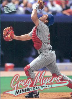 1997 Ultra #91 Greg Myers Front