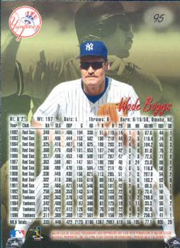 1997 Ultra #95 Wade Boggs Back