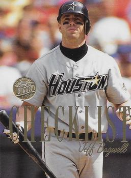 1996 Ultra - Checklists (Series One) Gold Medallion #1 Jeff Bagwell Front