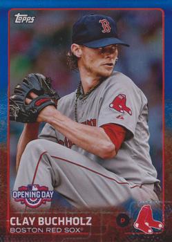 2015 Topps Opening Day - Blue #36 Clay Buchholz Front