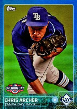 2015 Topps Opening Day - Blue #37 Chris Archer Front