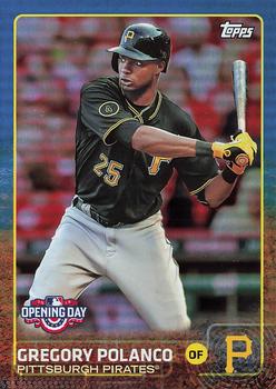 2015 Topps Opening Day - Blue #15 Gregory Polanco Front