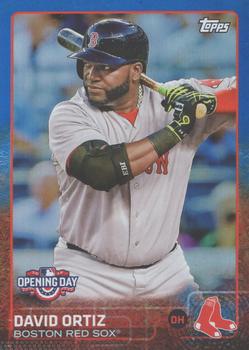 2015 Topps Opening Day - Blue #17 David Ortiz Front