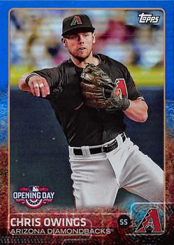 2015 Topps Opening Day - Blue #46 Chris Owings Front