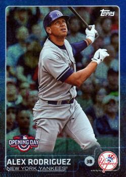 2015 Topps Opening Day - Blue #48 Alex Rodriguez Front