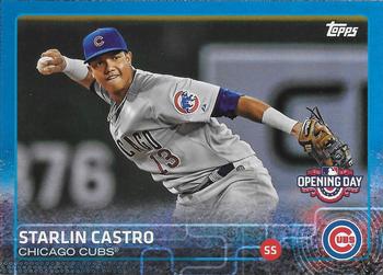 2015 Topps Opening Day - Blue #58 Starlin Castro Front