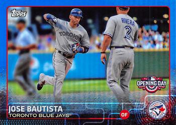 2015 Topps Opening Day - Blue #62 Jose Bautista Front