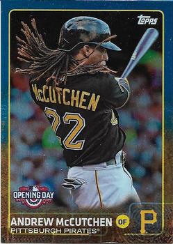 2015 Topps Opening Day - Blue #66 Andrew McCutchen Front