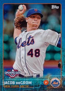 2015 Topps Opening Day - Blue #106 Jacob deGrom Front