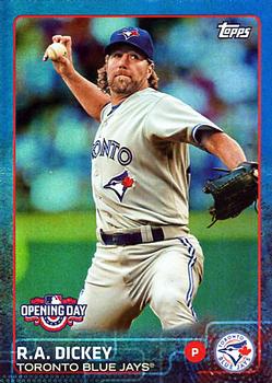 2015 Topps Opening Day - Blue #108 R.A. Dickey Front