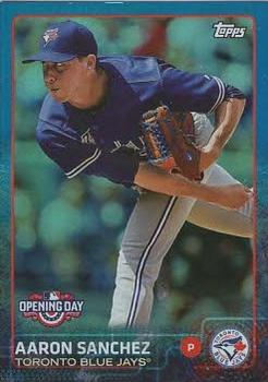 2015 Topps Opening Day - Blue #199 Aaron Sanchez Front
