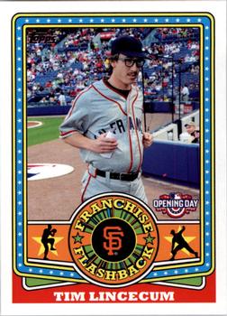 2015 Topps Opening Day - Franchise Flashbacks #FF-10 Tim Lincecum Front