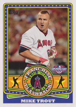 2015 Topps Opening Day - Franchise Flashbacks #FF-20 Mike Trout Front