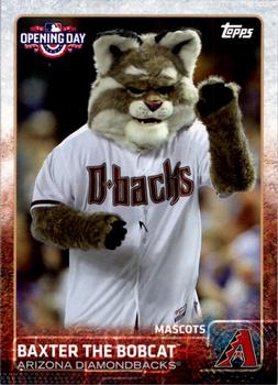 2015 Topps Opening Day - Mascots #M-01 Baxter the Bobcat Front