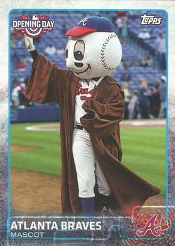 2015 Topps Opening Day - Mascots #M-02 Homer the Brave Front